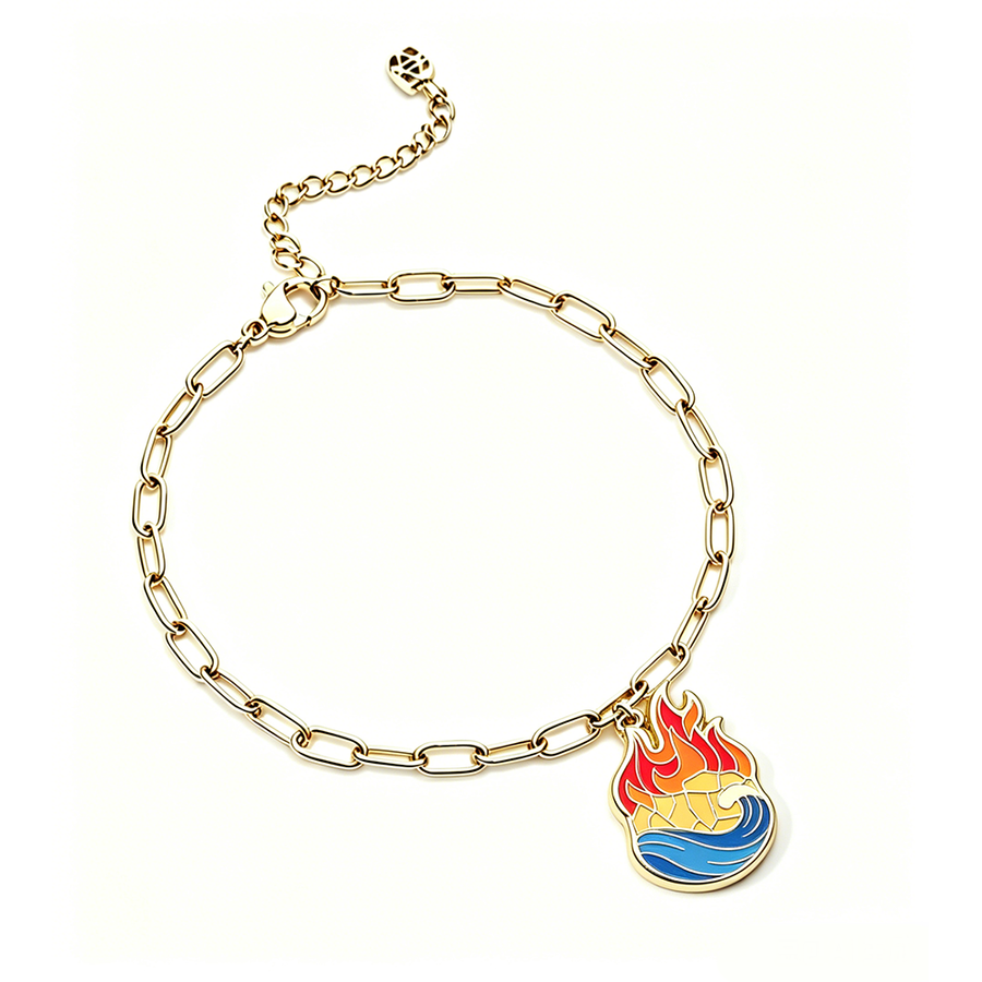 Hard Enamel Charm Bracelets - Custom Shot Glass Now