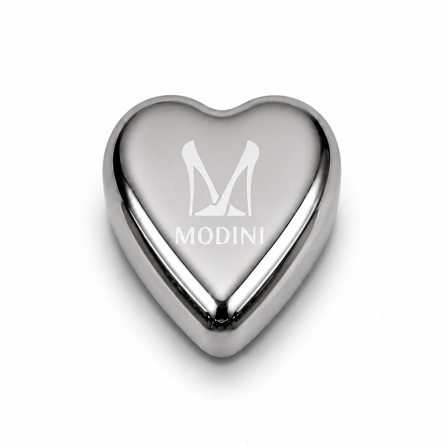 Heart-Shaped Stainless Steel Ice Cubes - Custom Shot Glass Now