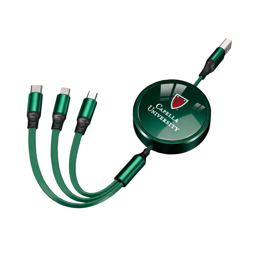 Soft Silicone 3-in-1 Charging Cables - Custom Shot Glass Now