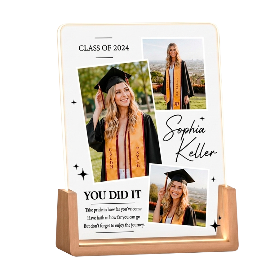 Acrylic Night Light Photo Frames - Custom Shot Glass Now
