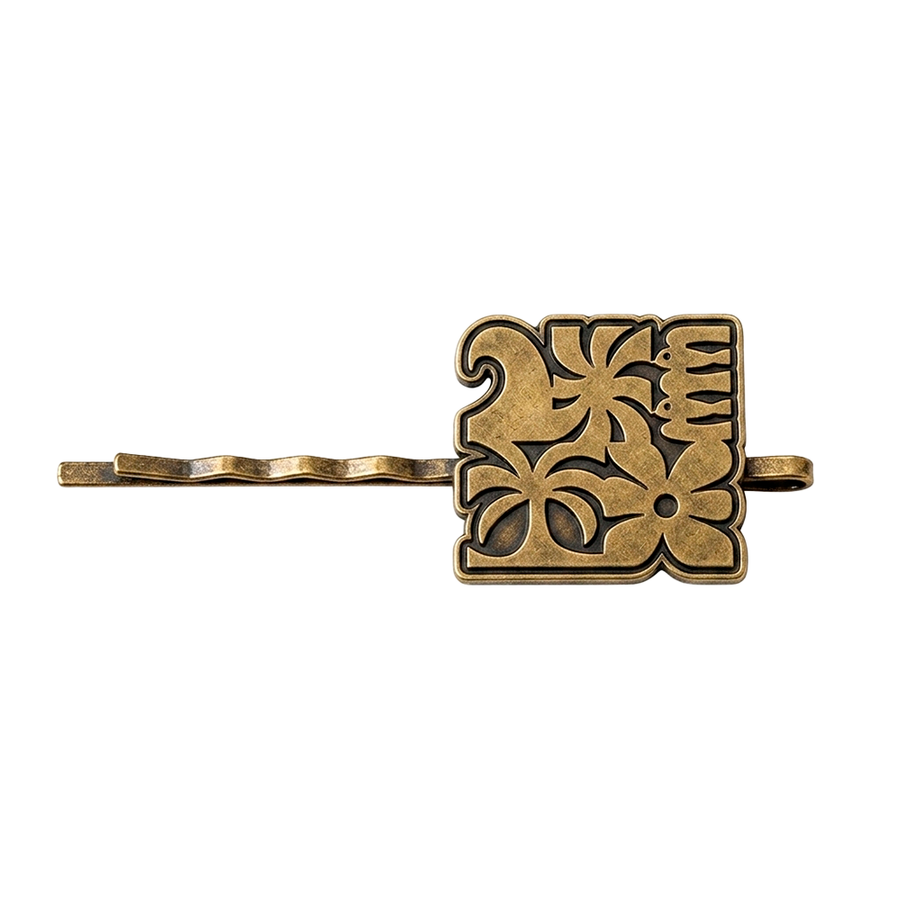 Die Struck Metal Hair Clips - Custom Shot Glass Now