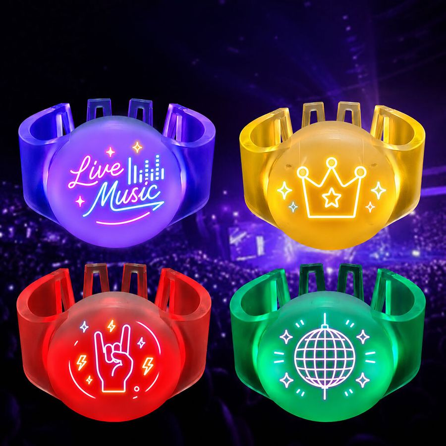 Glow Cheer Wristbands - Custom Shot Glass Now