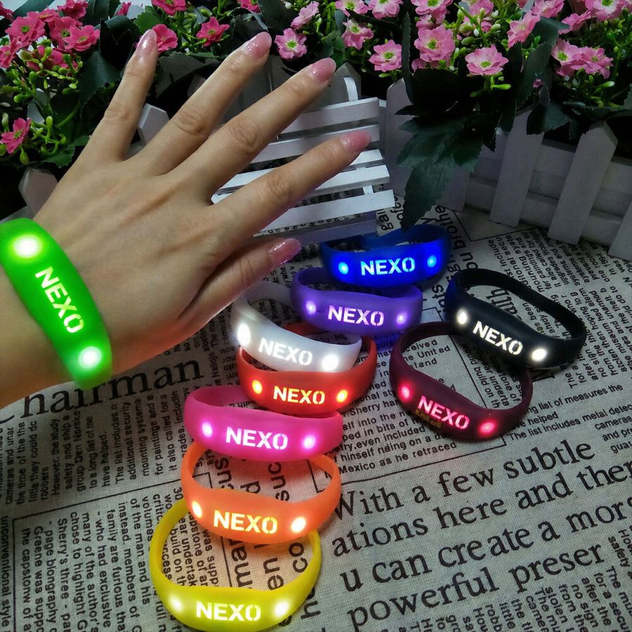 Light Up Silicone Wristbands - Custom Shot Glass Now