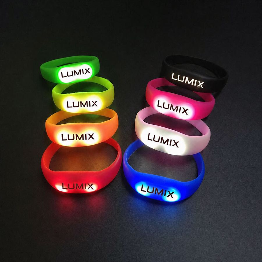 Light Up Silicone Wristbands - Custom Shot Glass Now