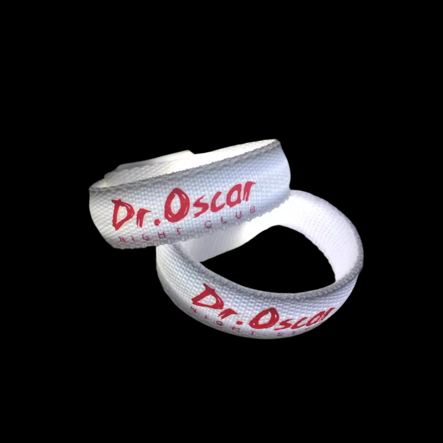 Glow Velcro Wristbands - Custom Shot Glass Now