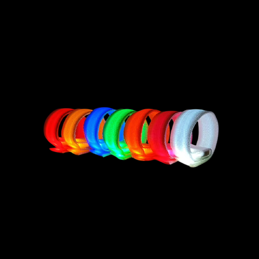 Glow Velcro Wristbands - Custom Shot Glass Now