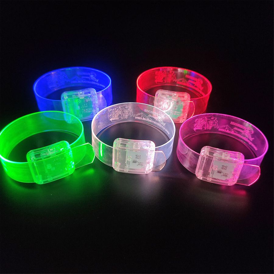 Light Up Plastic Wristbands - Custom Shot Glass Now