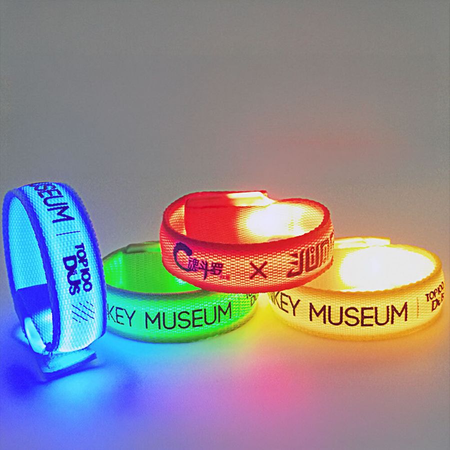 Glow Velcro Wristbands - Custom Shot Glass Now