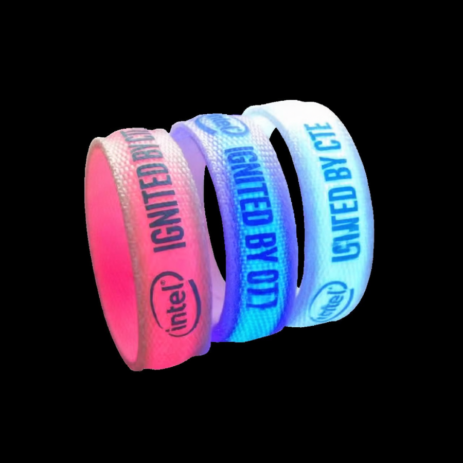 Glow Velcro Wristbands - Custom Shot Glass Now