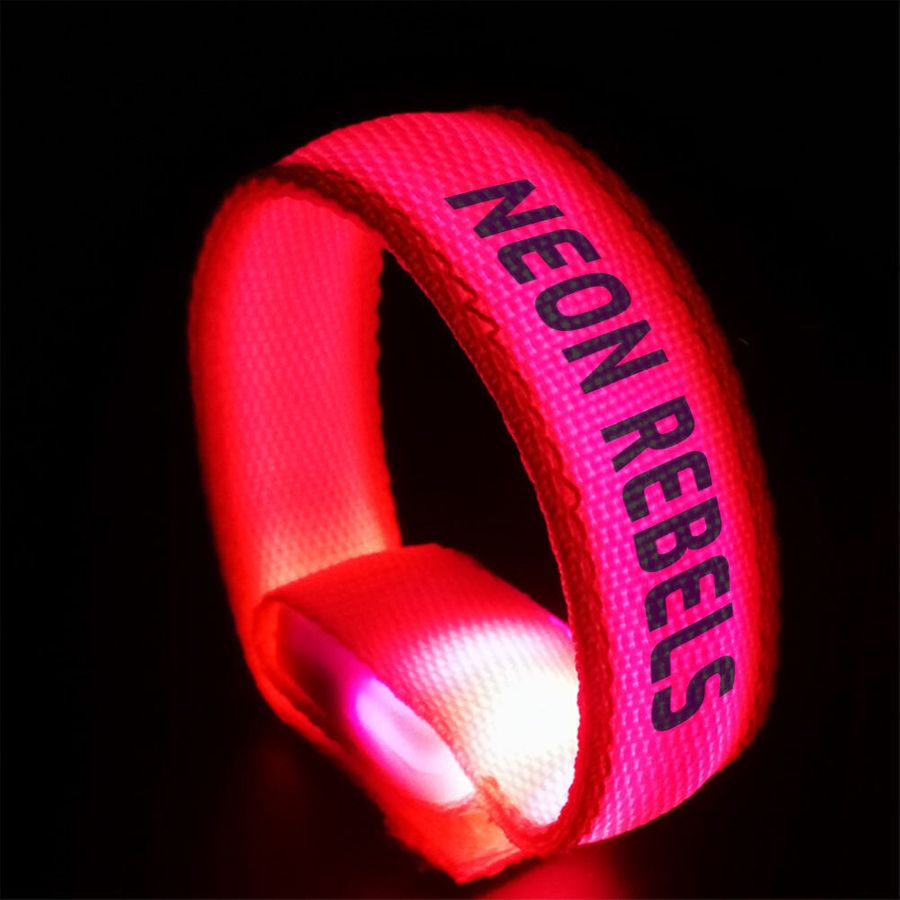 Glow Velcro Wristbands - Custom Shot Glass Now