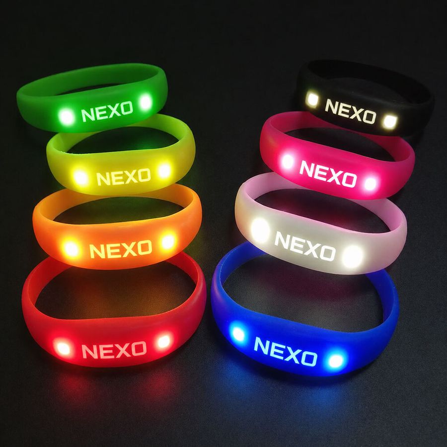 Light Up Silicone Wristbands - Custom Shot Glass Now