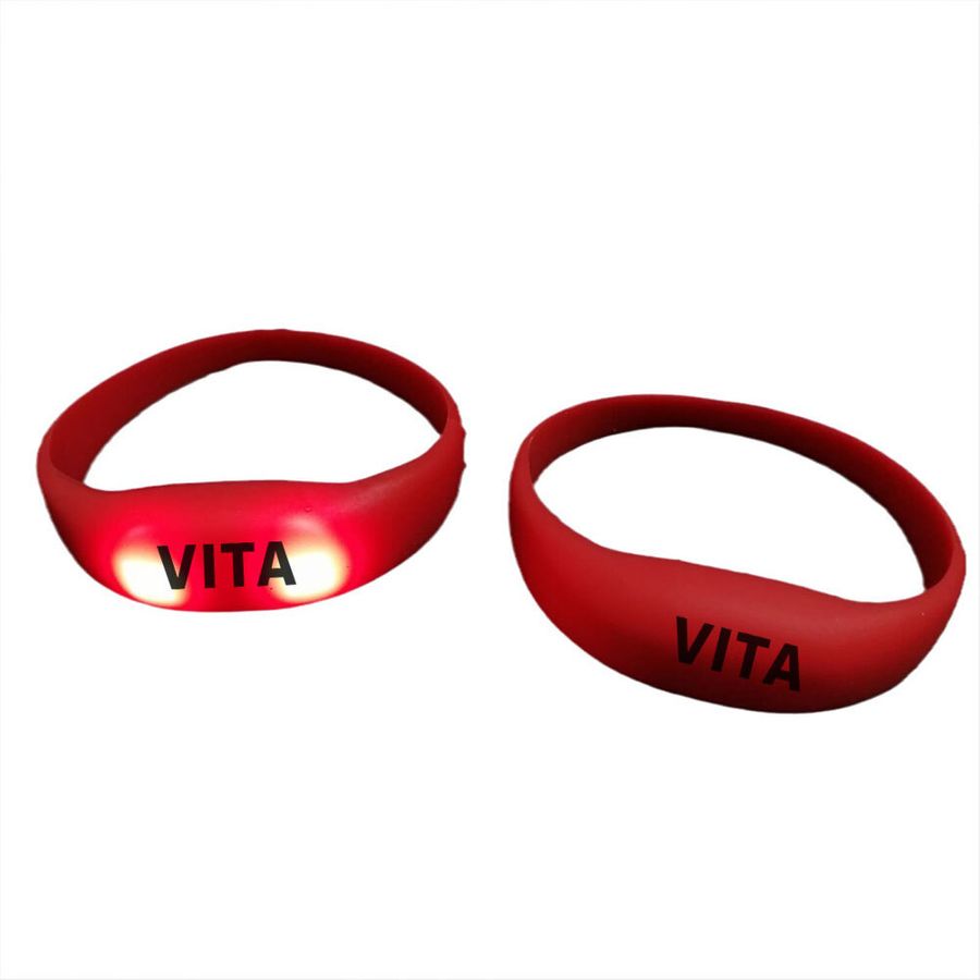 Light Up Silicone Wristbands - Custom Shot Glass Now