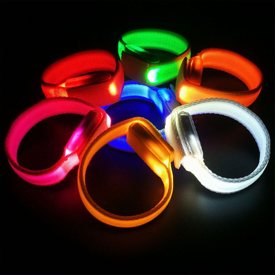 Glow Velcro Wristbands - Custom Shot Glass Now