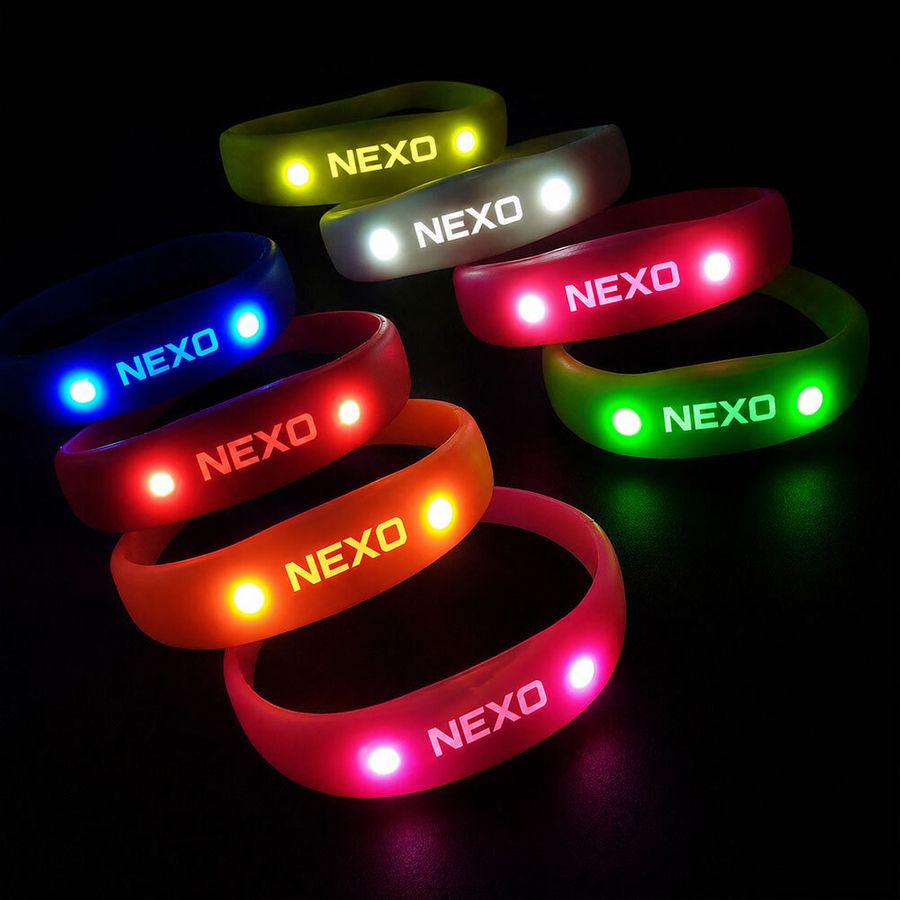 Light Up Silicone Wristbands - Custom Shot Glass Now