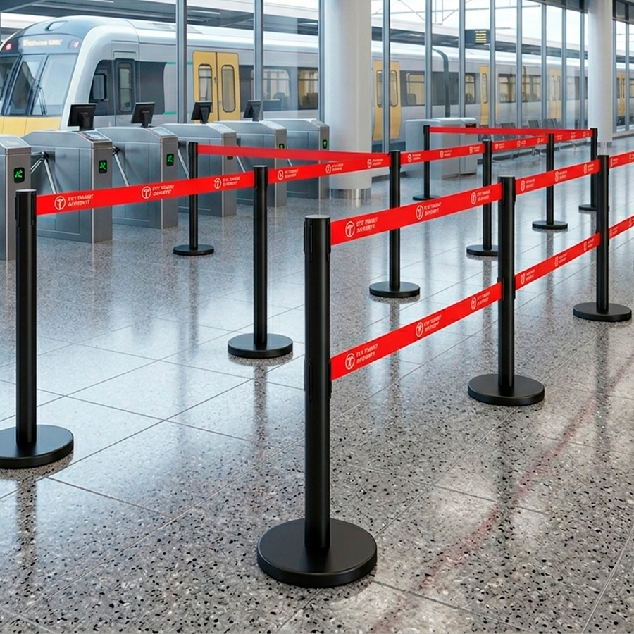 Dual Belts Stanchions - Custom Shot Glass Now