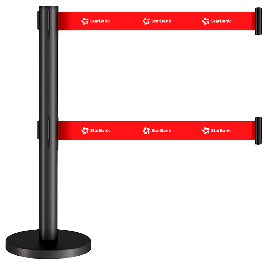 Dual Belts Stanchions - Custom Shot Glass Now