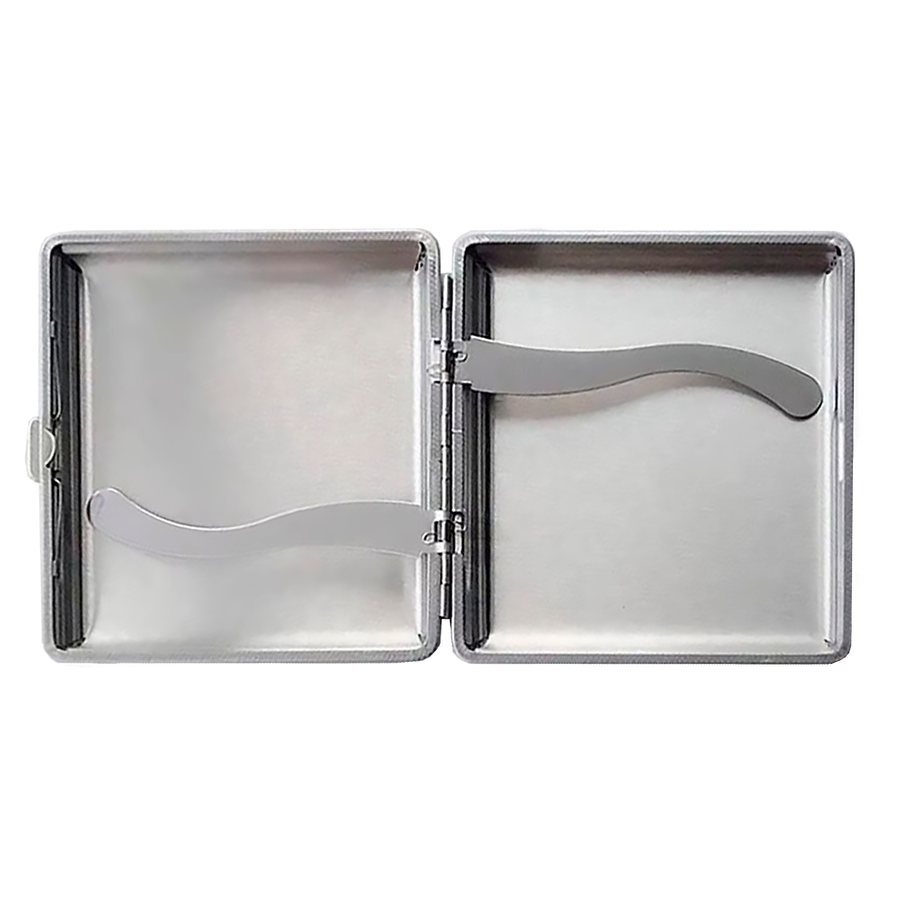 Leather Grain Metal Cigarette Cases - Custom Shot Glass Now