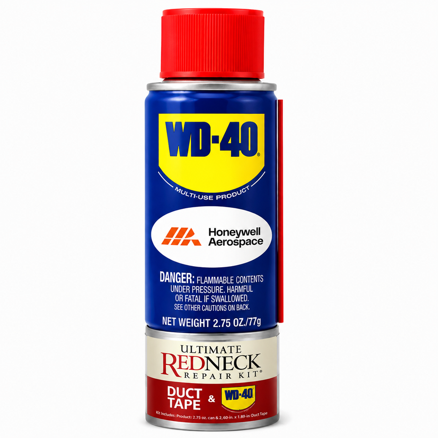 Ultimate Fix-All Kits, WD-40 2.75 oz Handy Cans and 6 yards of Duct Tapes - Custom Shot Glass Now