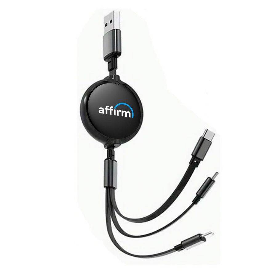 Soft Silicone 3-in-1 Charging Cables - Custom Shot Glass Now