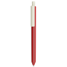 Basic Retractable Plastic Ball Pen Deal Red