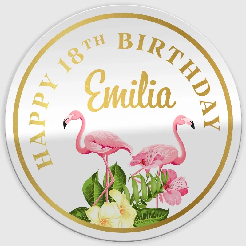 Metallic Sticker+UV Printed - Custom Shot Glass Now