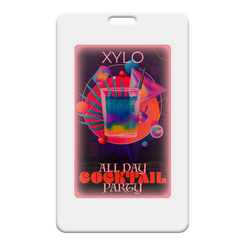 Glow Badge Holder - Custom Shot Glass Now