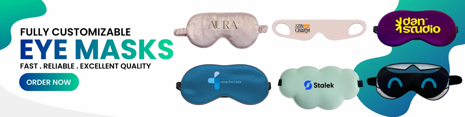 CustomShotGlassNow.com Custom Eye Mask